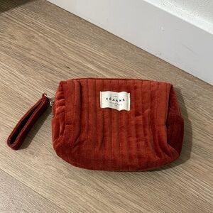 Sézane Quilted Rust Pouch